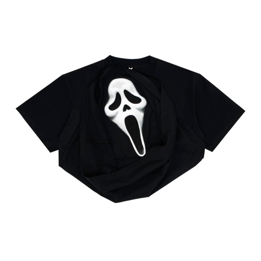 Ghost Face CIPHERERROR Graphic T-Shirt