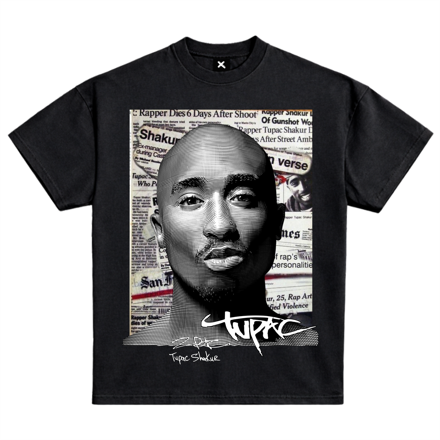 TUPAC SHAKUR GRAPHIC T-SHIRT